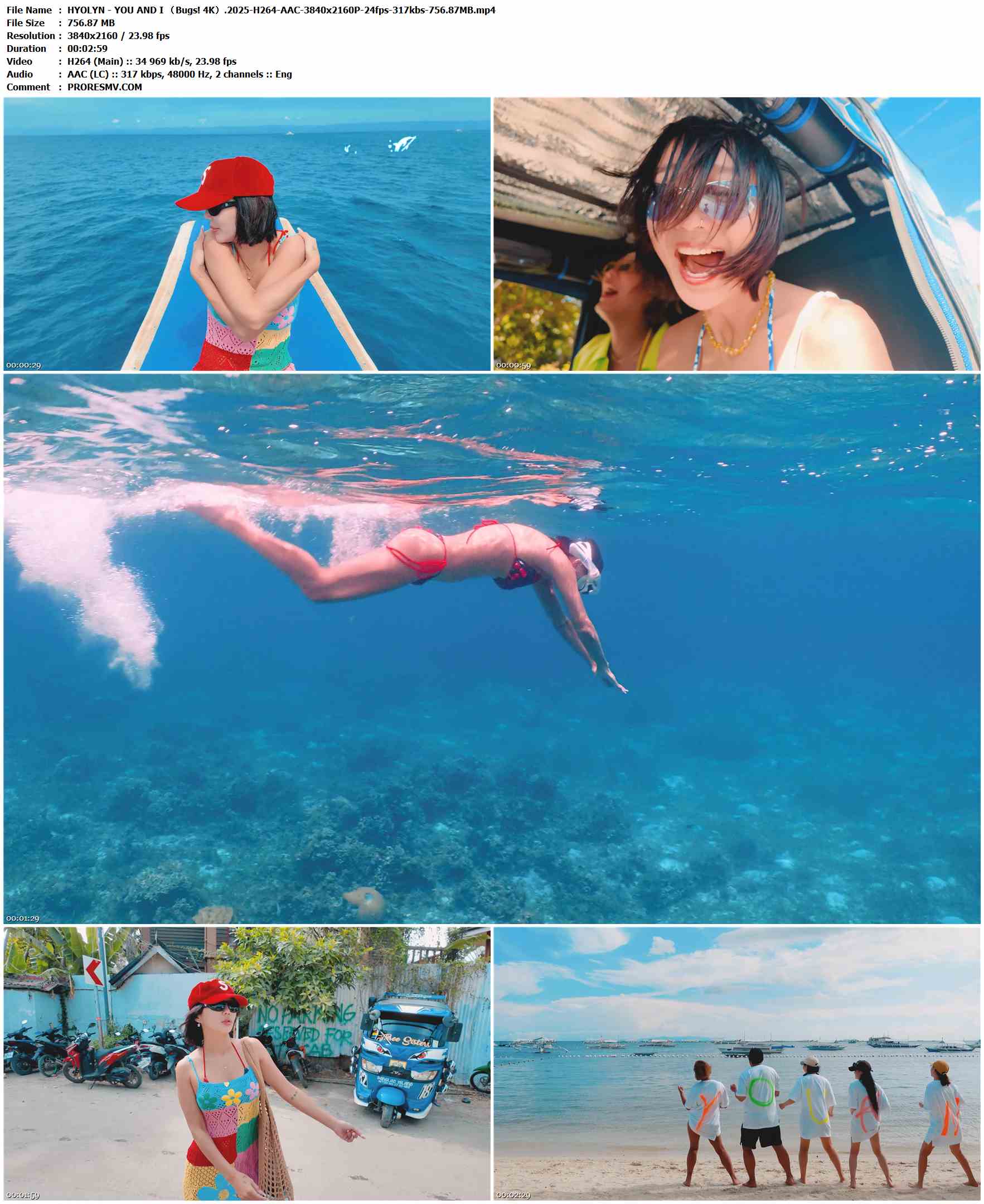 HYOLYN - YOU AND I （Bugs! 4K）.2025-H264-AAC-3840x2160P-24fps-317kbs-756.87MB官方MV_高清MV